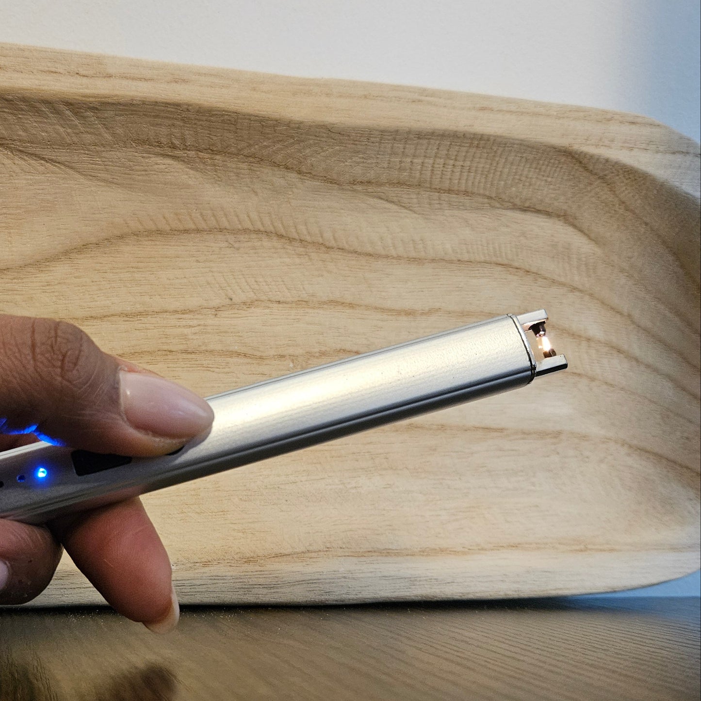 Briquet électrique rechargeable- Argent