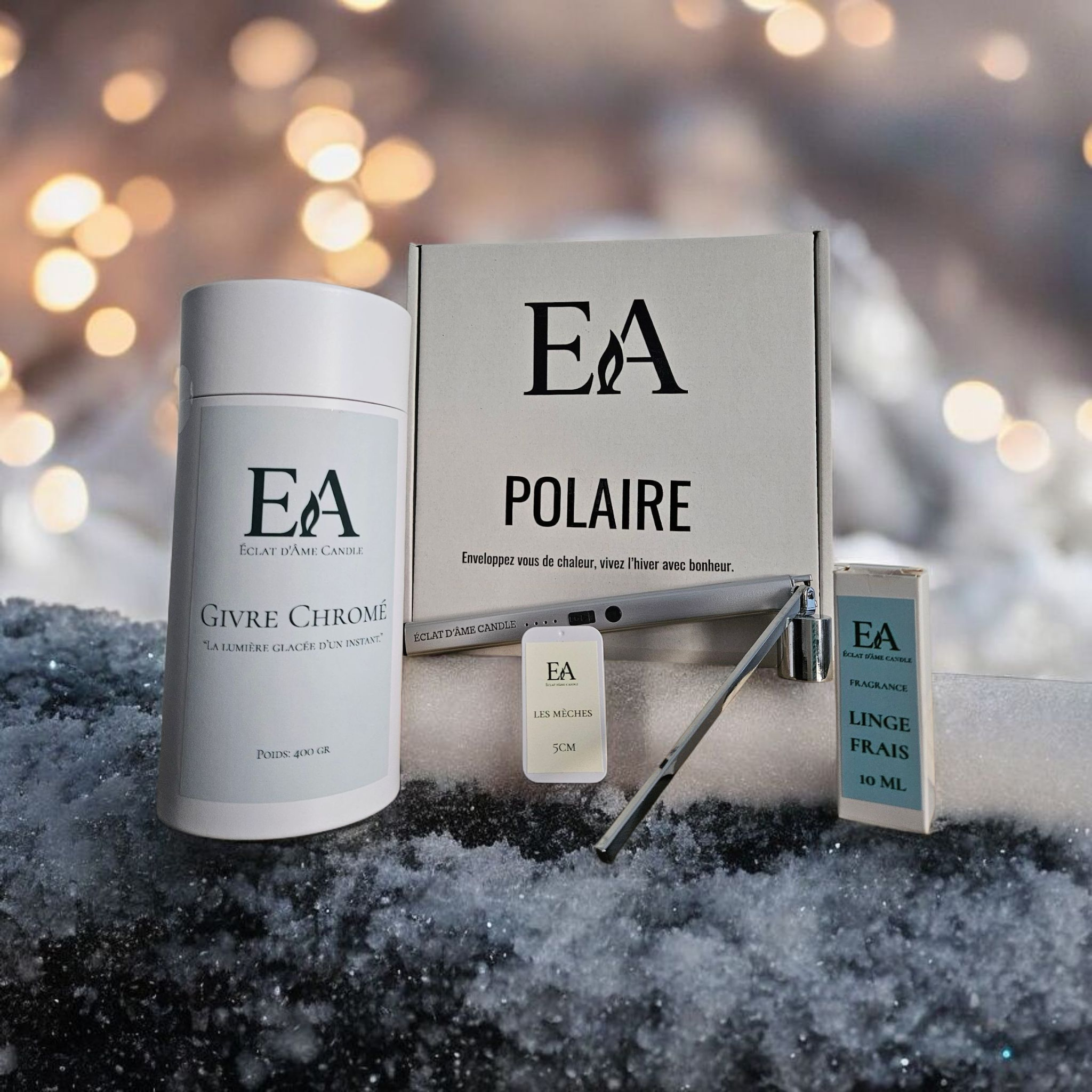 Coffret bougie de Noël POLAIRE – Édition limitée