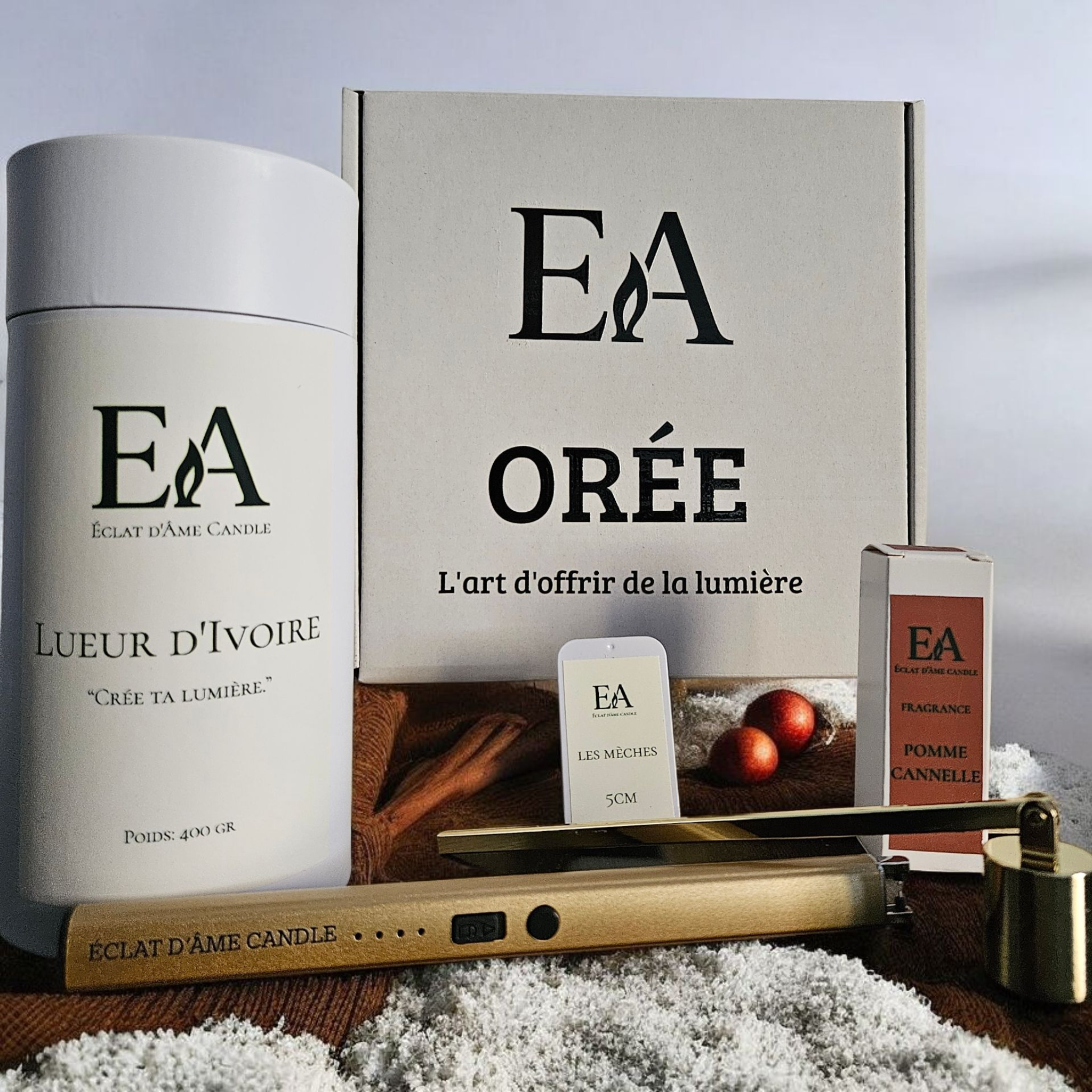 Coffret bougie de Noël ORÉE- Édition limitée