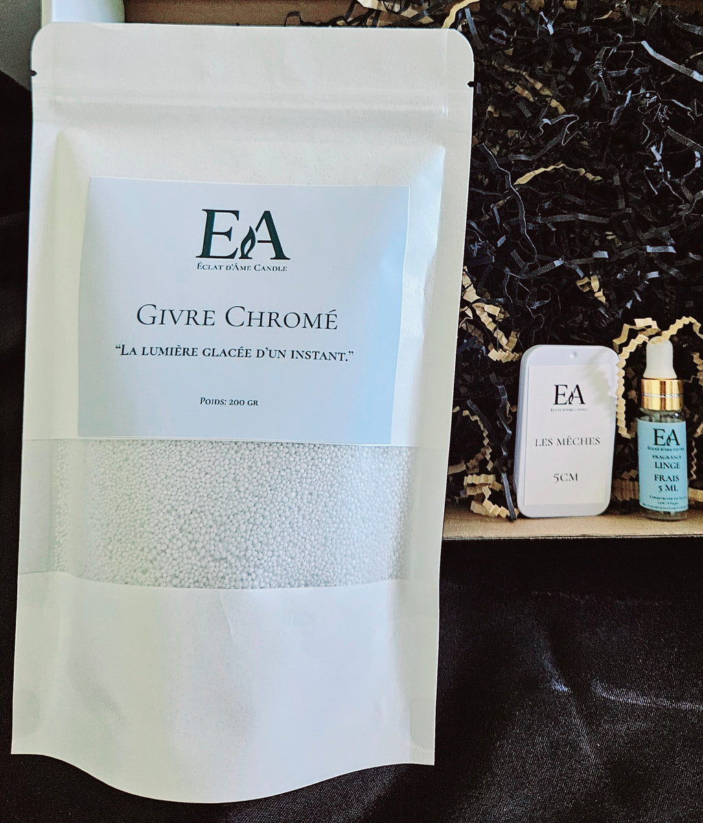 ÉCLAT D’INSTANT MINI – Chrome Givré | Coffret Bougie