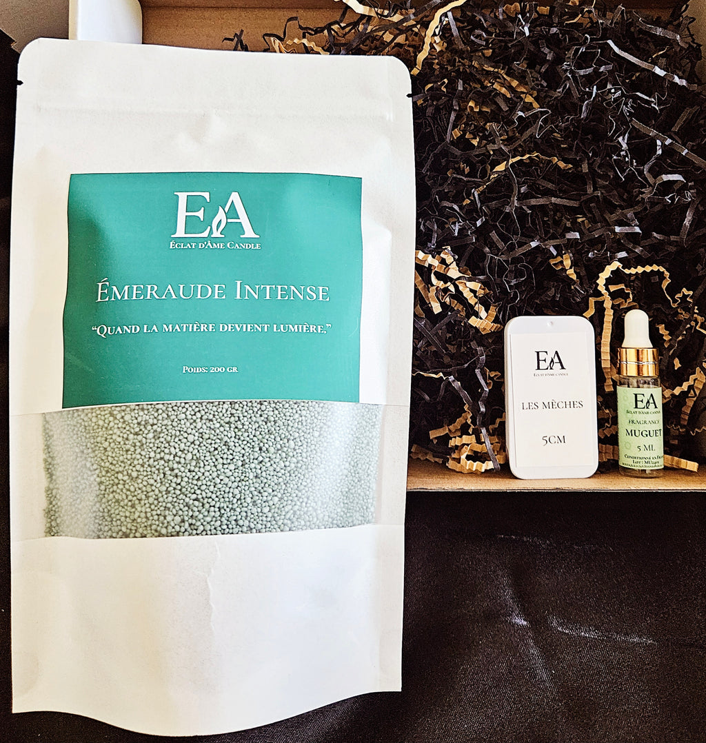 ÉCLAT D’INSTANT MINI – Émeraude Intense | Coffret Bougie