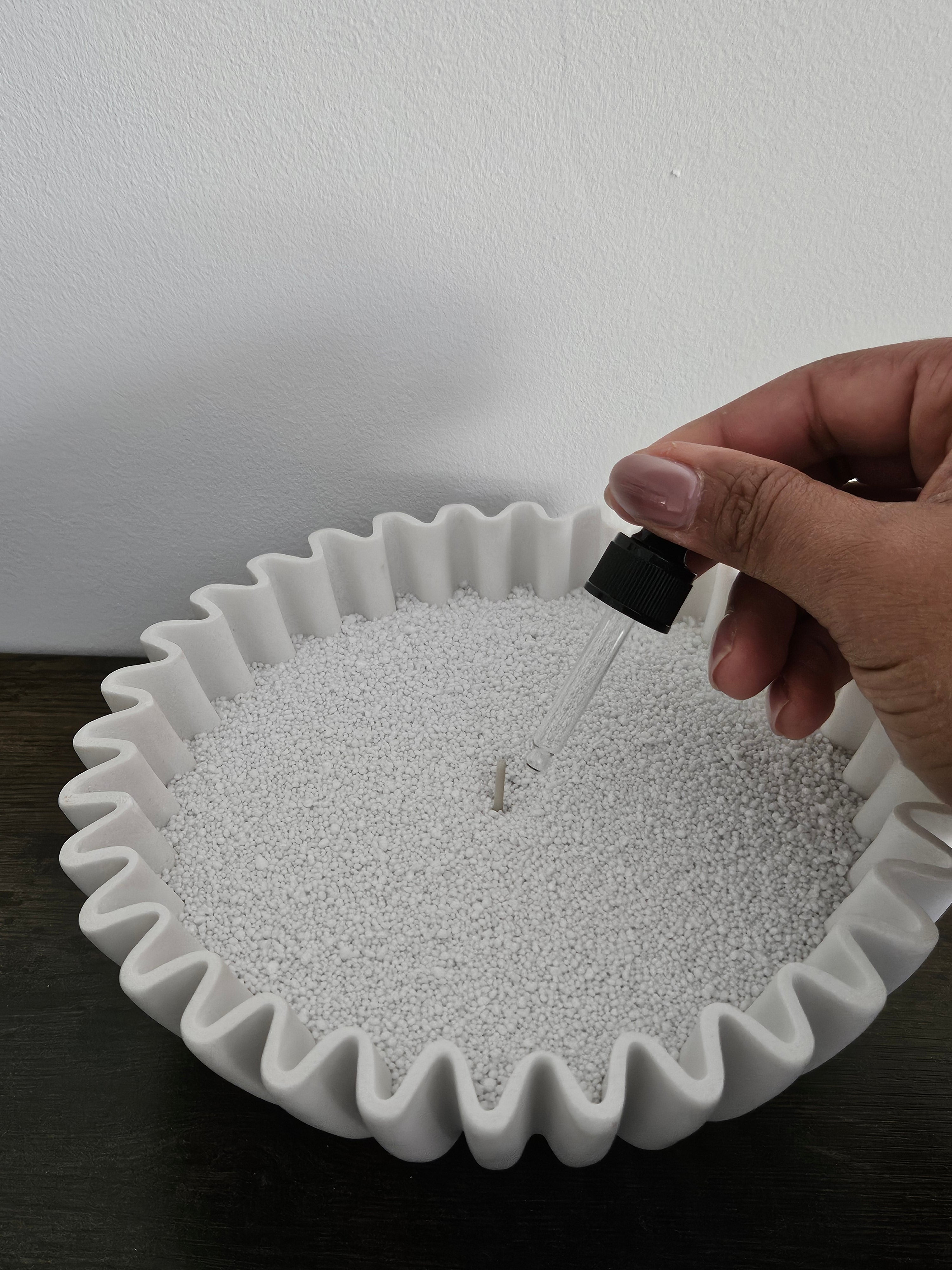 GIVRE CHROMÉ – Cire effet Sable Gris Givré | 400g