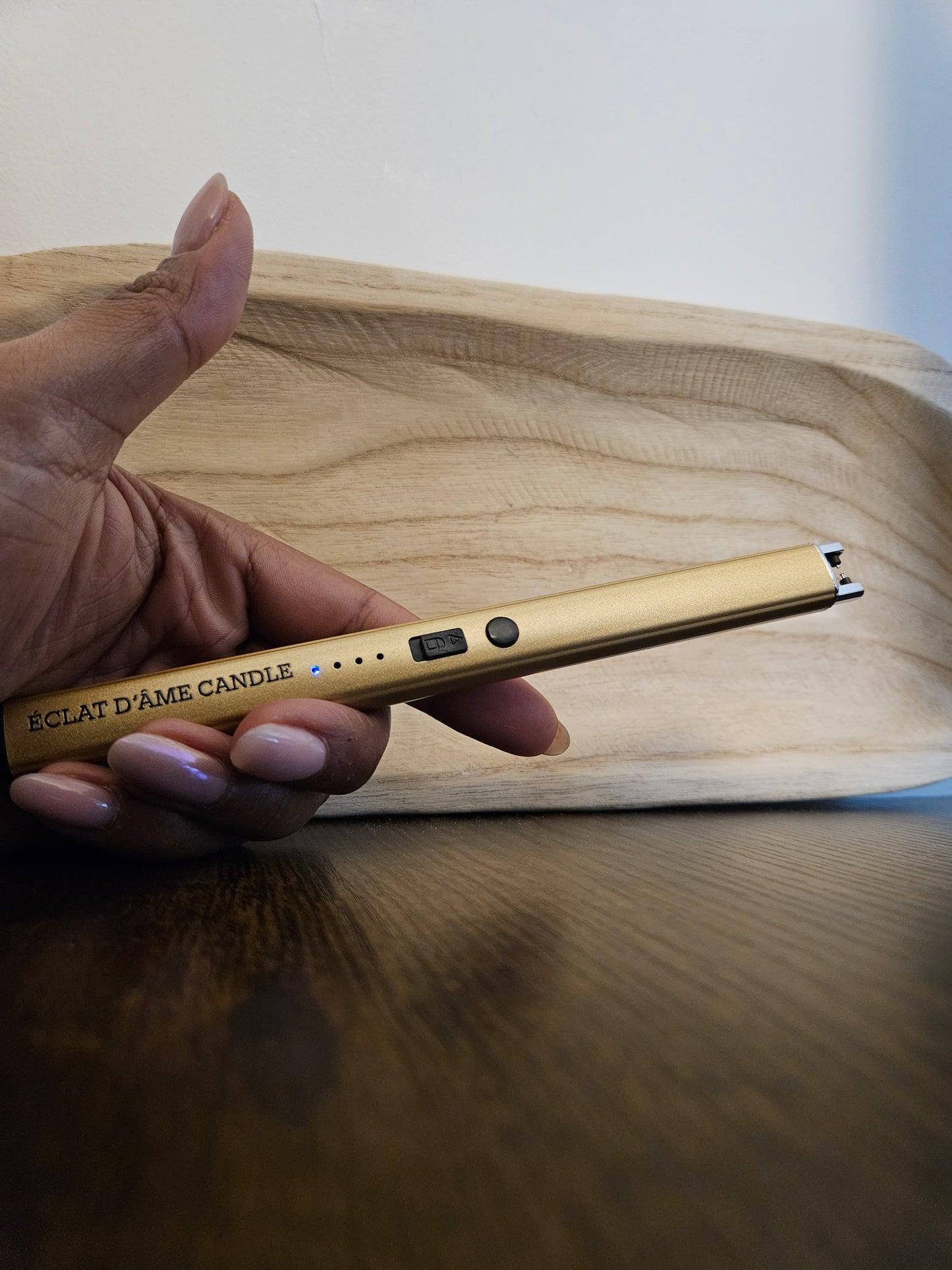 Briquet électrique rechargeable - Or