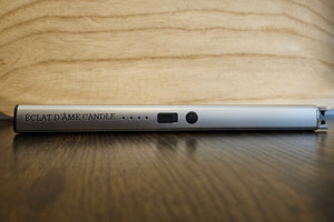 Briquet électrique rechargeable- Argent