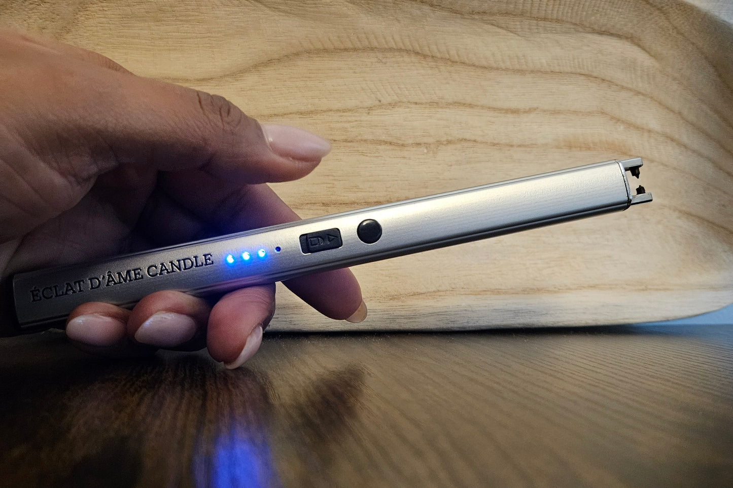 Briquet électrique rechargeable- Argent