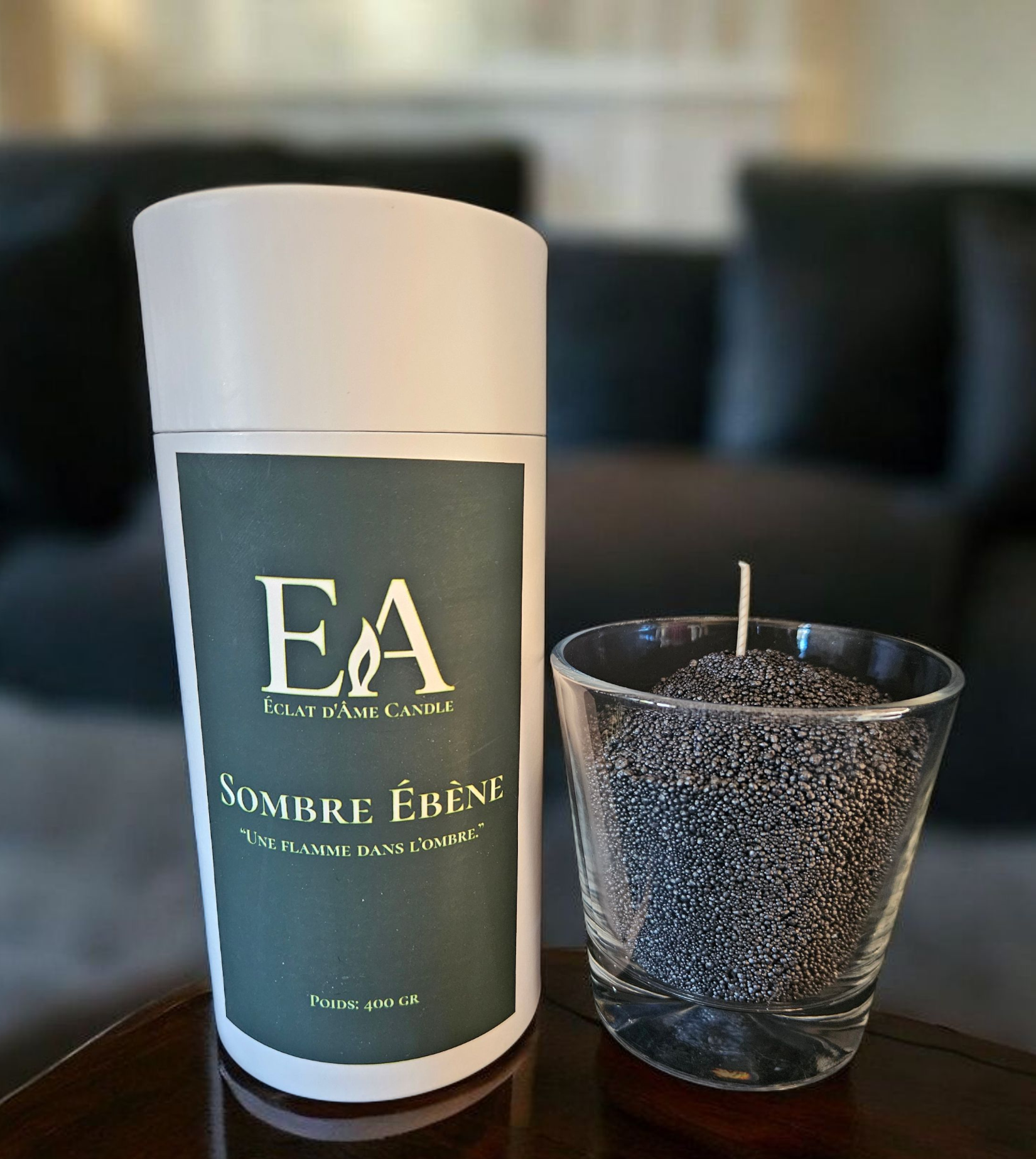 SOMBRE ÉBÈNE – Cire Noir| 400g